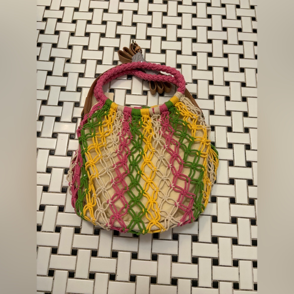 Universal Thread Multicolor Woven Bag